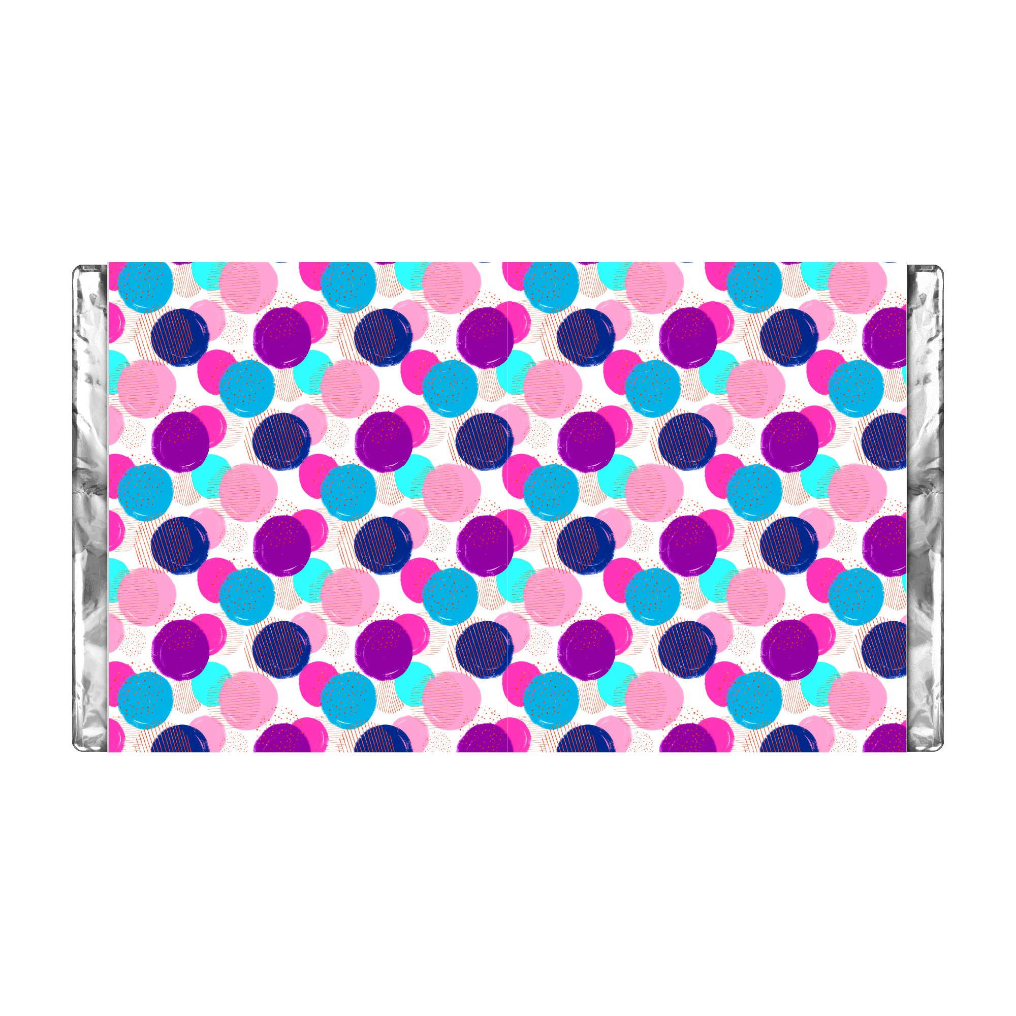 Colourful Confetti | Personalised Chocolate Bars