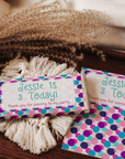 Colourful Confetti | Personalised Chocolate Bars