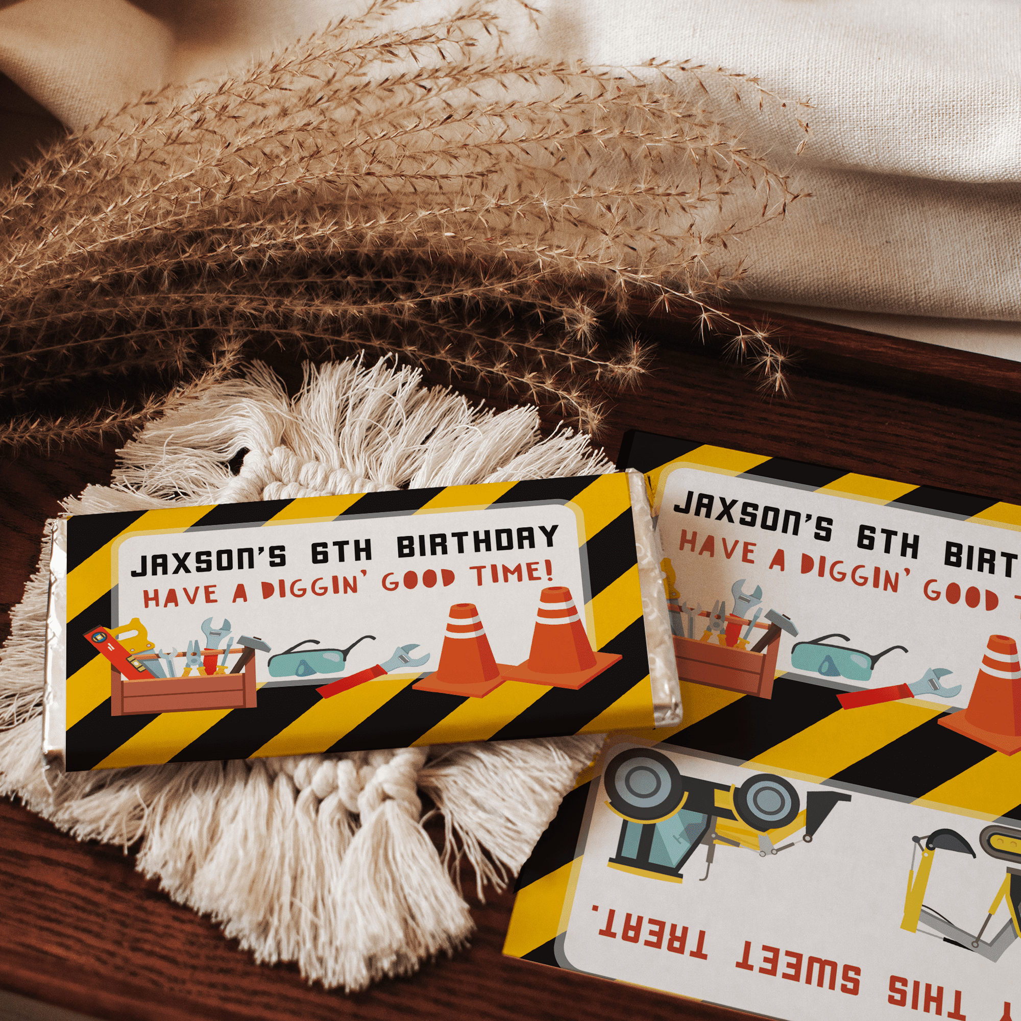 Construction | Personalised Chocolate Bars