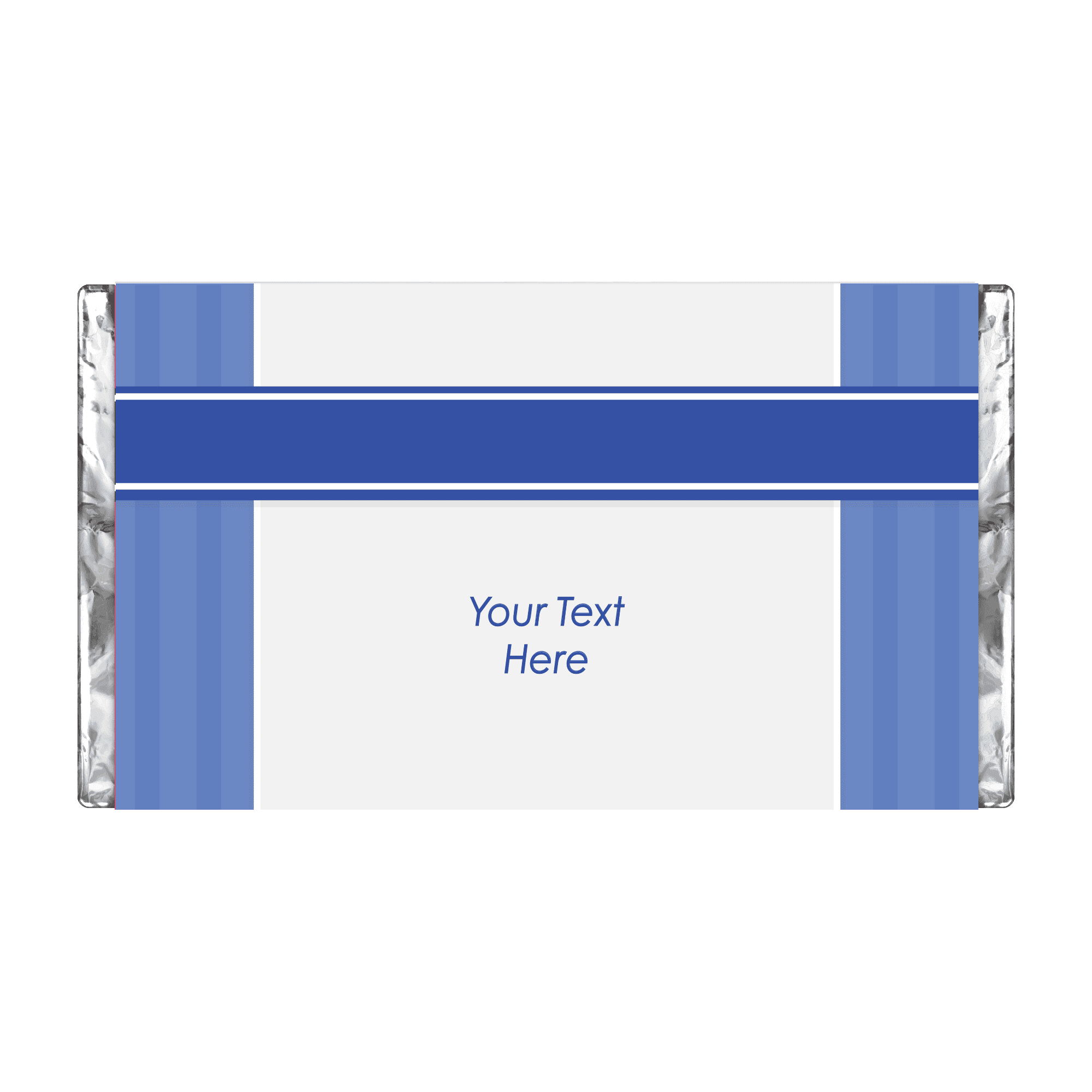 Blue Cross | Stripes | Personalised Chocolate Bars