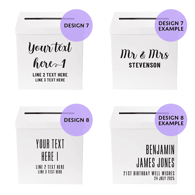 Design 7 and Design 8