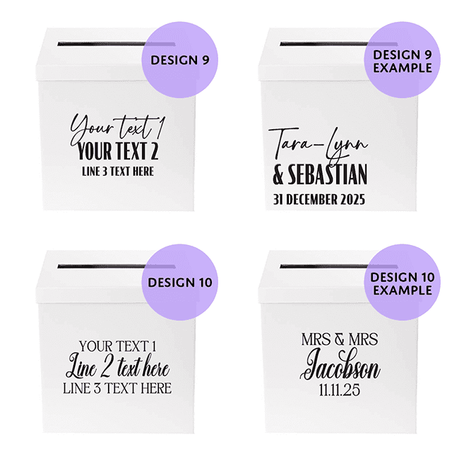 Design 9 and Design 10