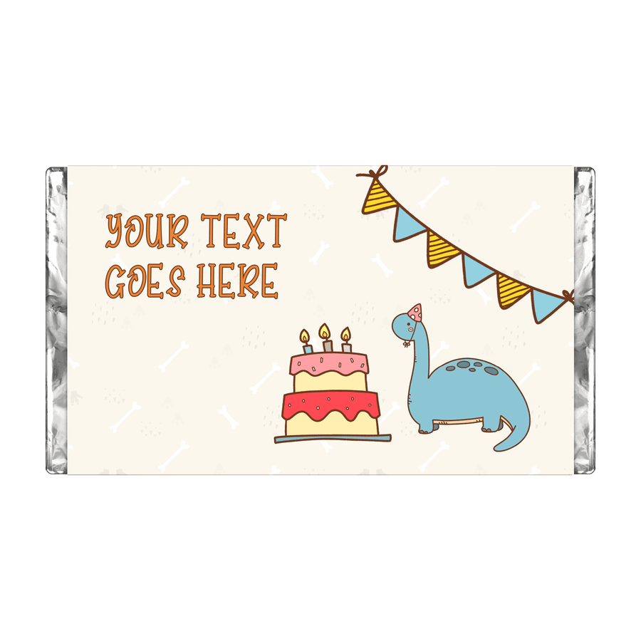 Dinosaurs | Personalised Chocolate Bars