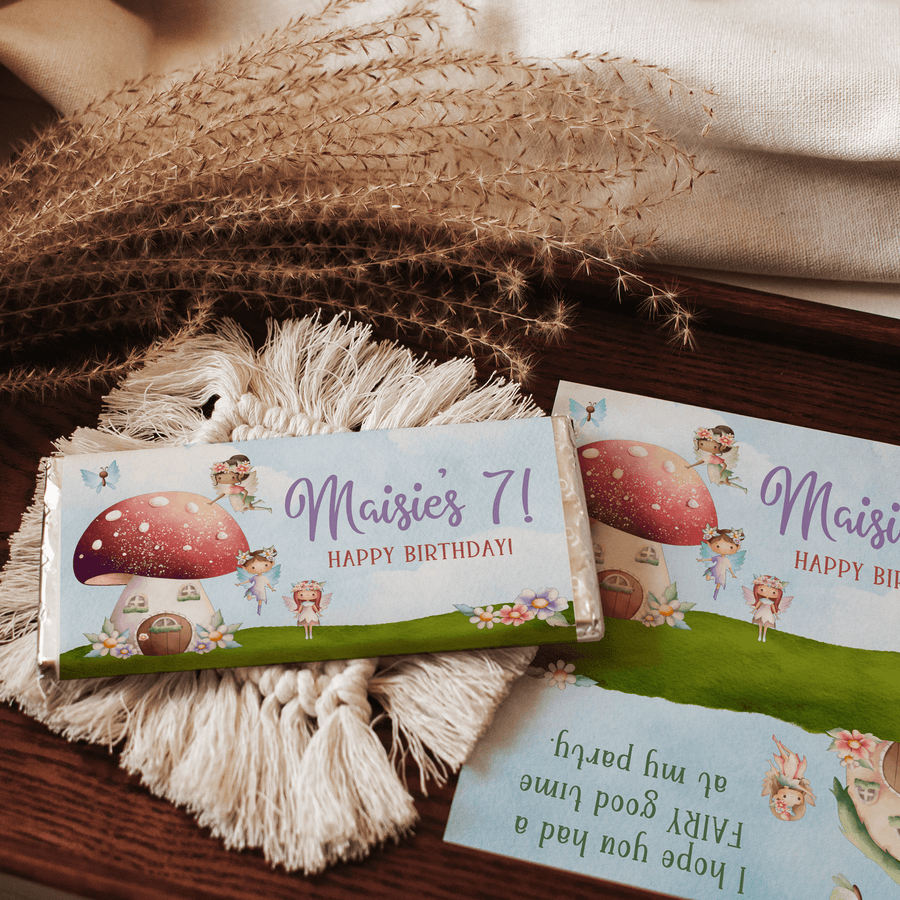 Fairies | Personalised Chocolate Bars