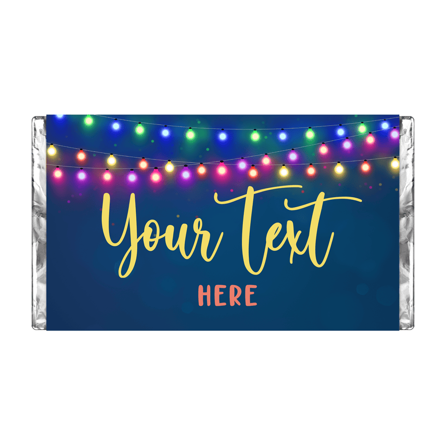 Fiesta Fairy Lights | Personalised Chocolate Bars