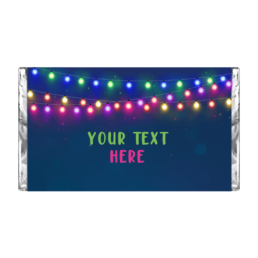 Fiesta Fairy Lights | Personalised Chocolate Bars