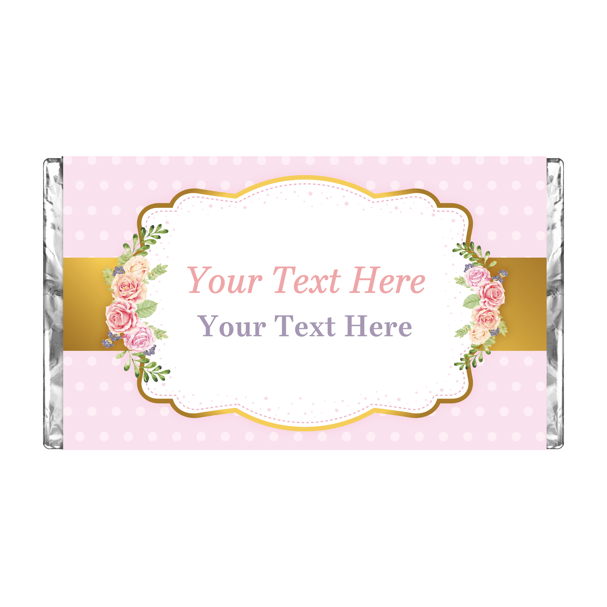 Fancy Pink | Personalised Chocolate Bars