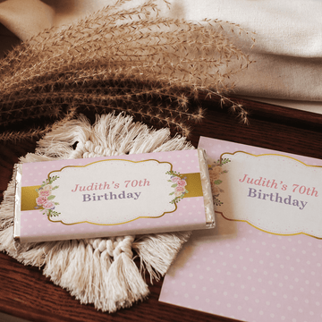 Fancy Pink | Personalised Chocolate Bars