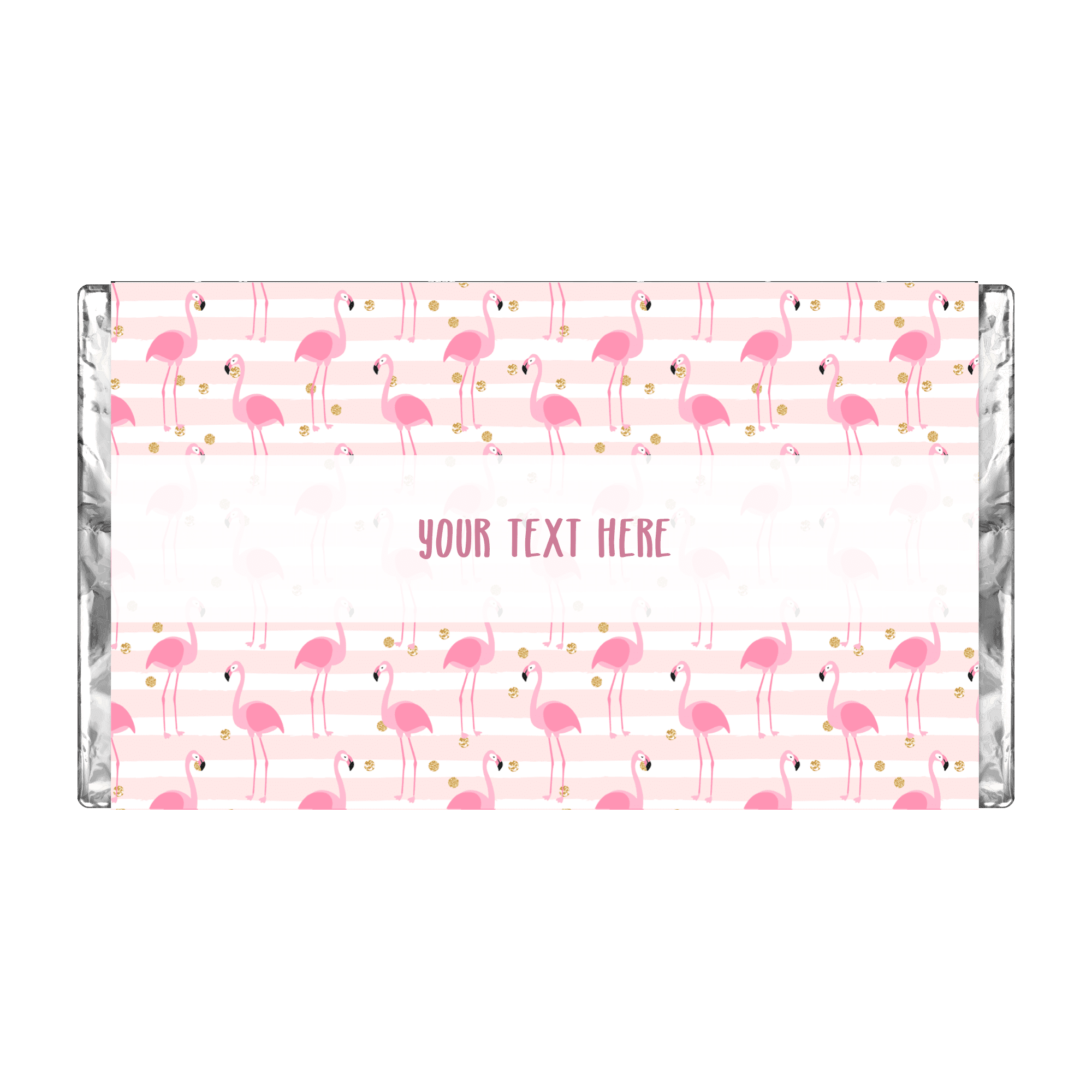 Flamingos | Personalised Chocolate Bars