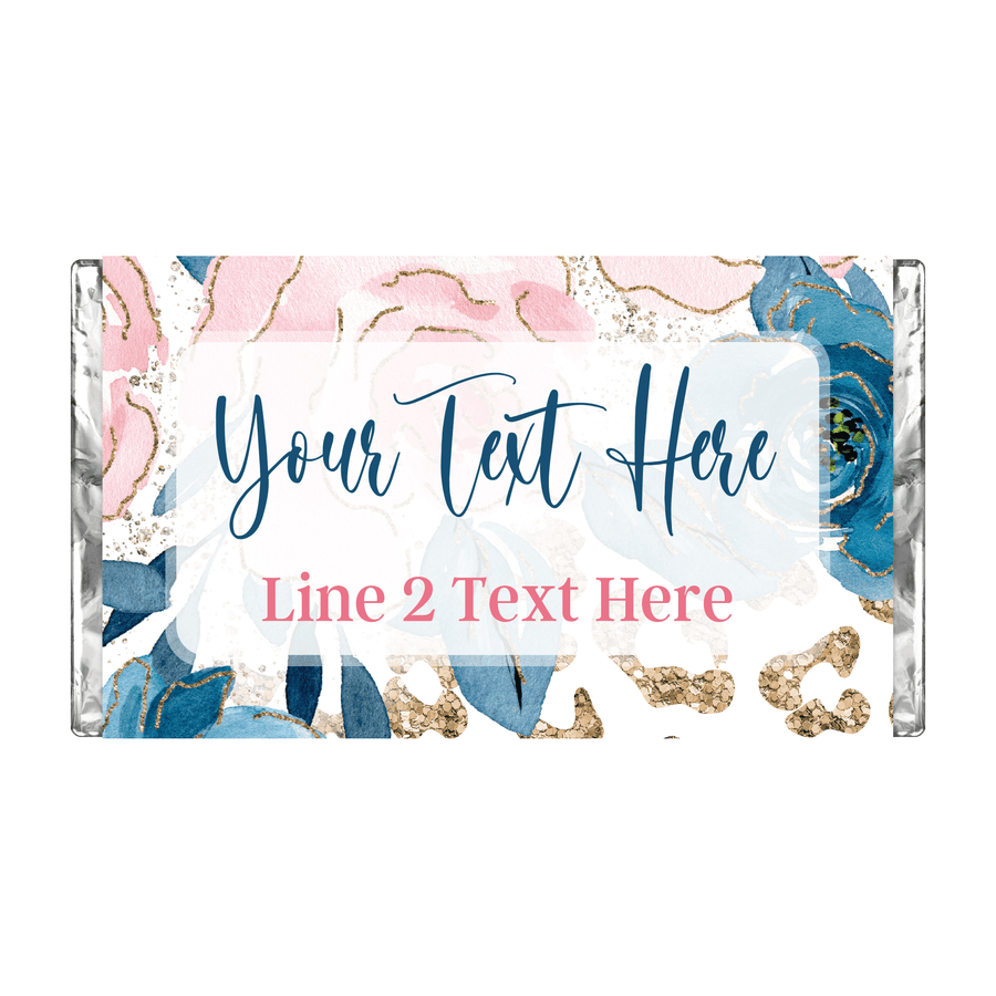 Floral Leopard | Personalised Chocolate Bars