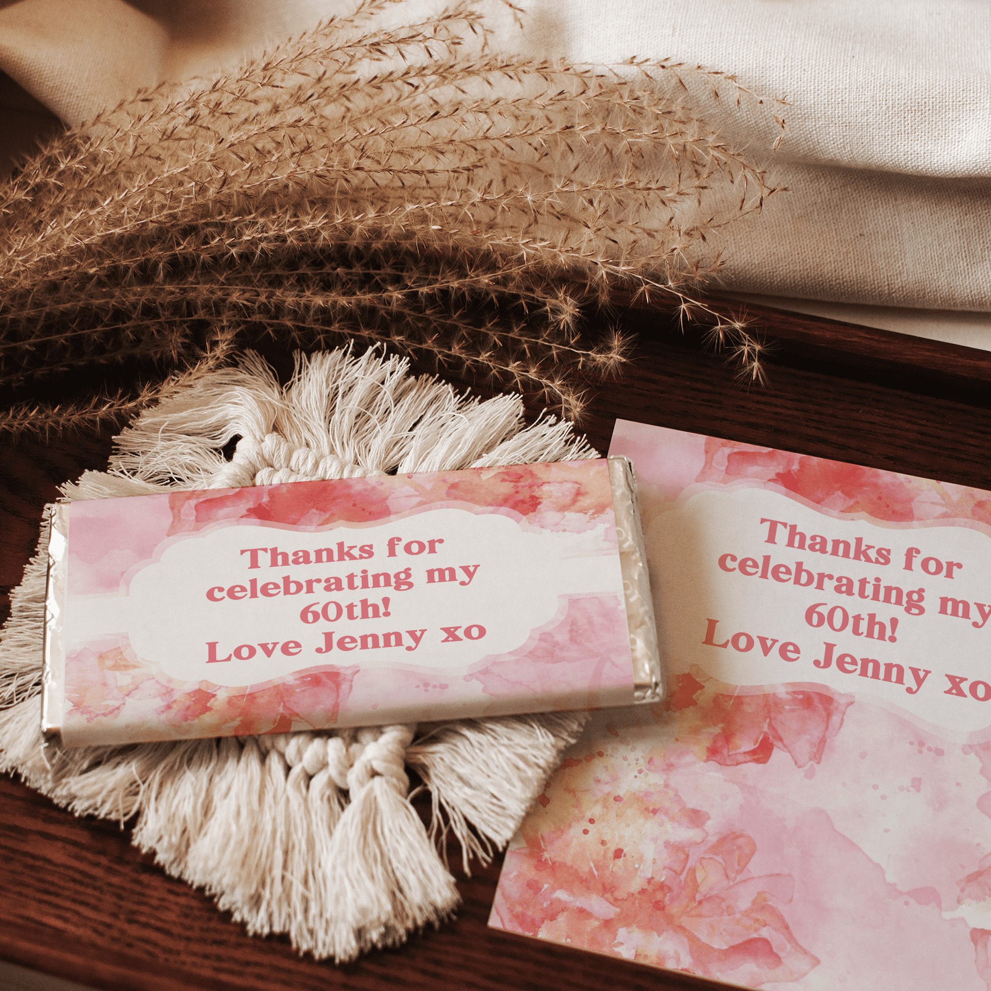 Florals | Personalised Chocolate Bars
