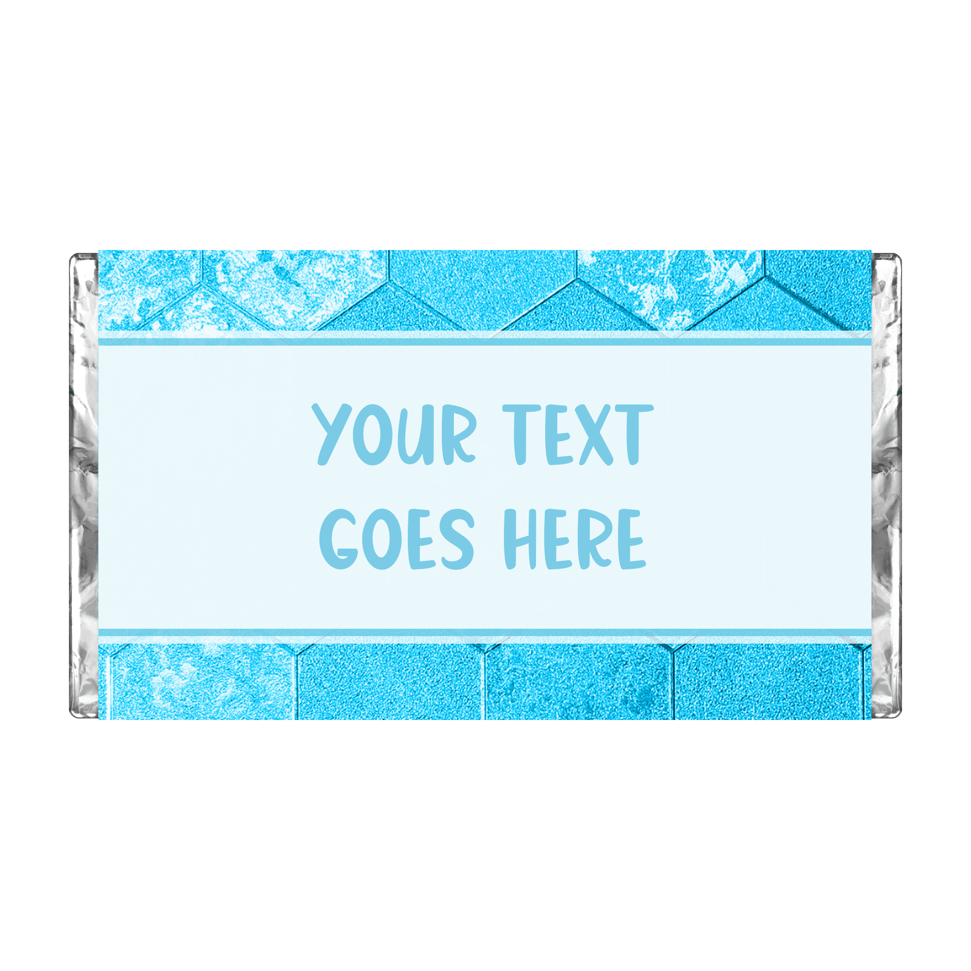 Frosty Blue | Personalised Chocolate Bars
