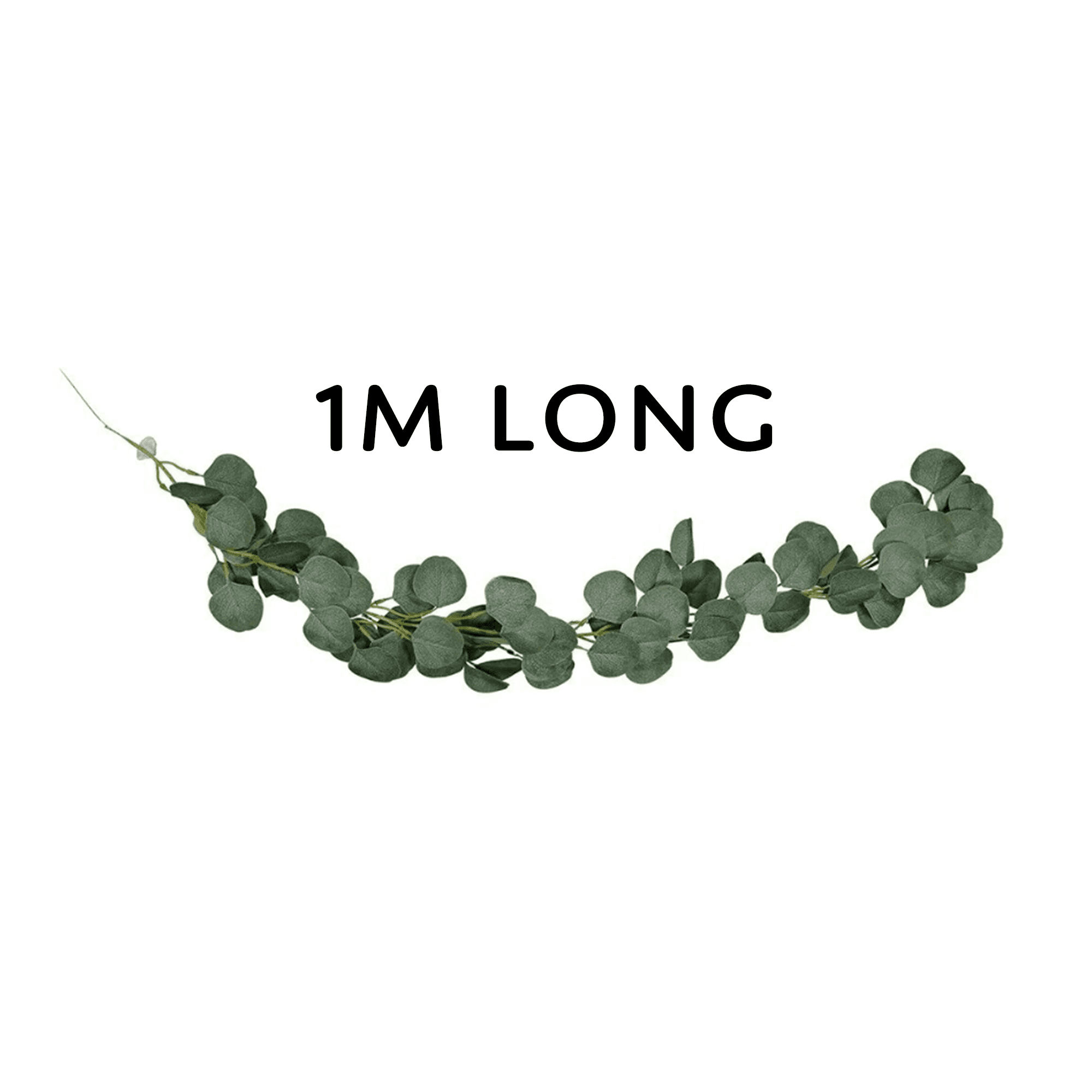 1m (3.3ft) Artificial Eucalyptus Garland