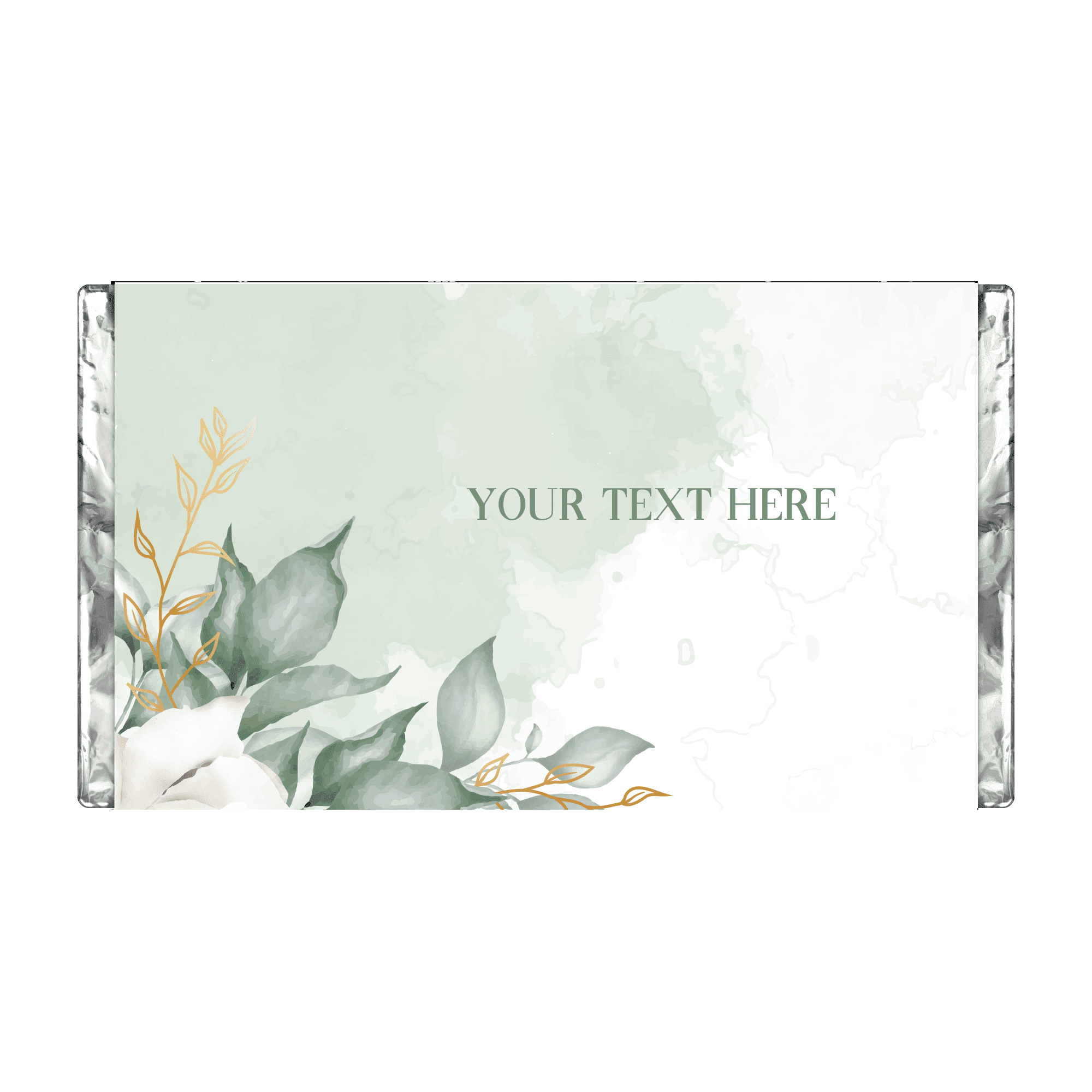 Greenery | Personalised Chocolate Bars