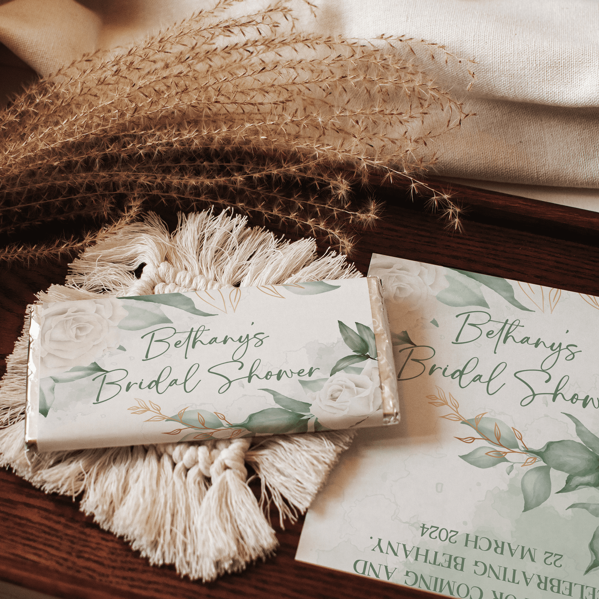 Greenery | Personalised Chocolate Bars