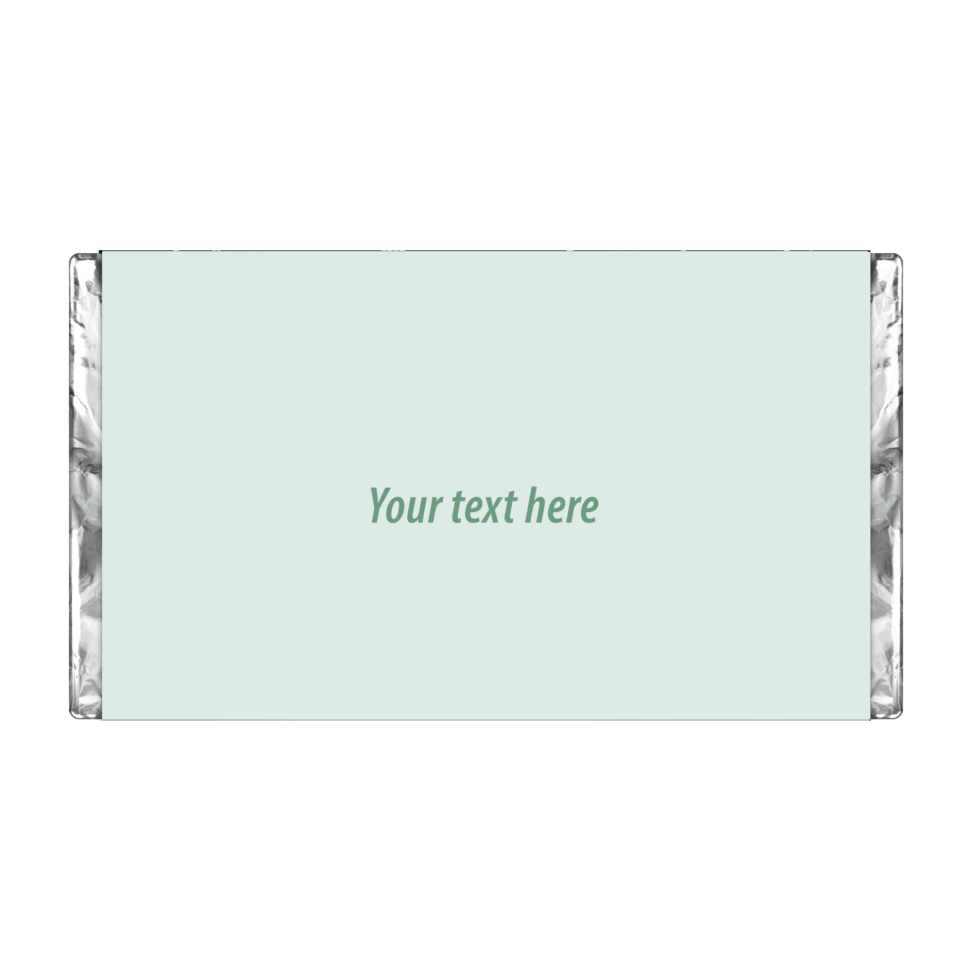 Green & Gold Initial | Personalised Chocolate Bars