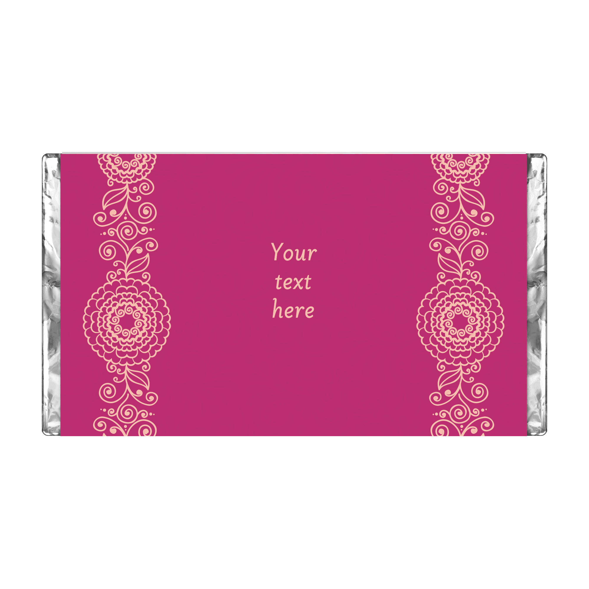 Pink Henna | Personalised Chocolate Bars