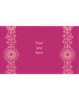 Pink Henna | Personalised Chocolate Bars