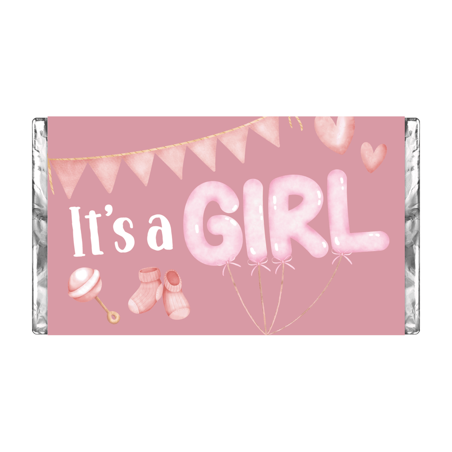 It's a Girl! | Personalised Chocolate Bars