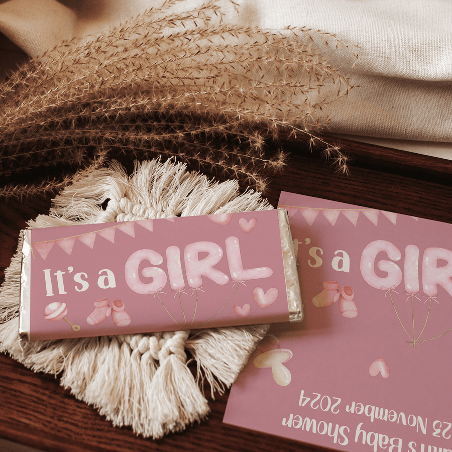 It's a Girl! | Personalised Chocolate Bars