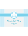 Light Blue Cross | Stripes | Personalised Chocolate Bars