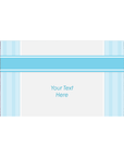 Light Blue Cross | Stripes | Personalised Chocolate Bars