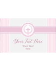 Light Pink Cross | Stripes | Personalised Chocolate Bars