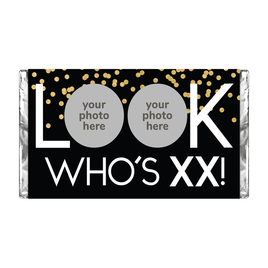 Look Who's XX! | Personalised Chocolate Bars