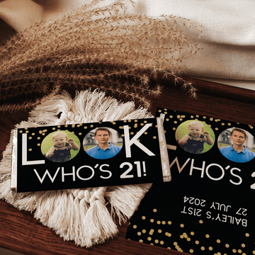 Look Who's XX! | Personalised Chocolate Bars