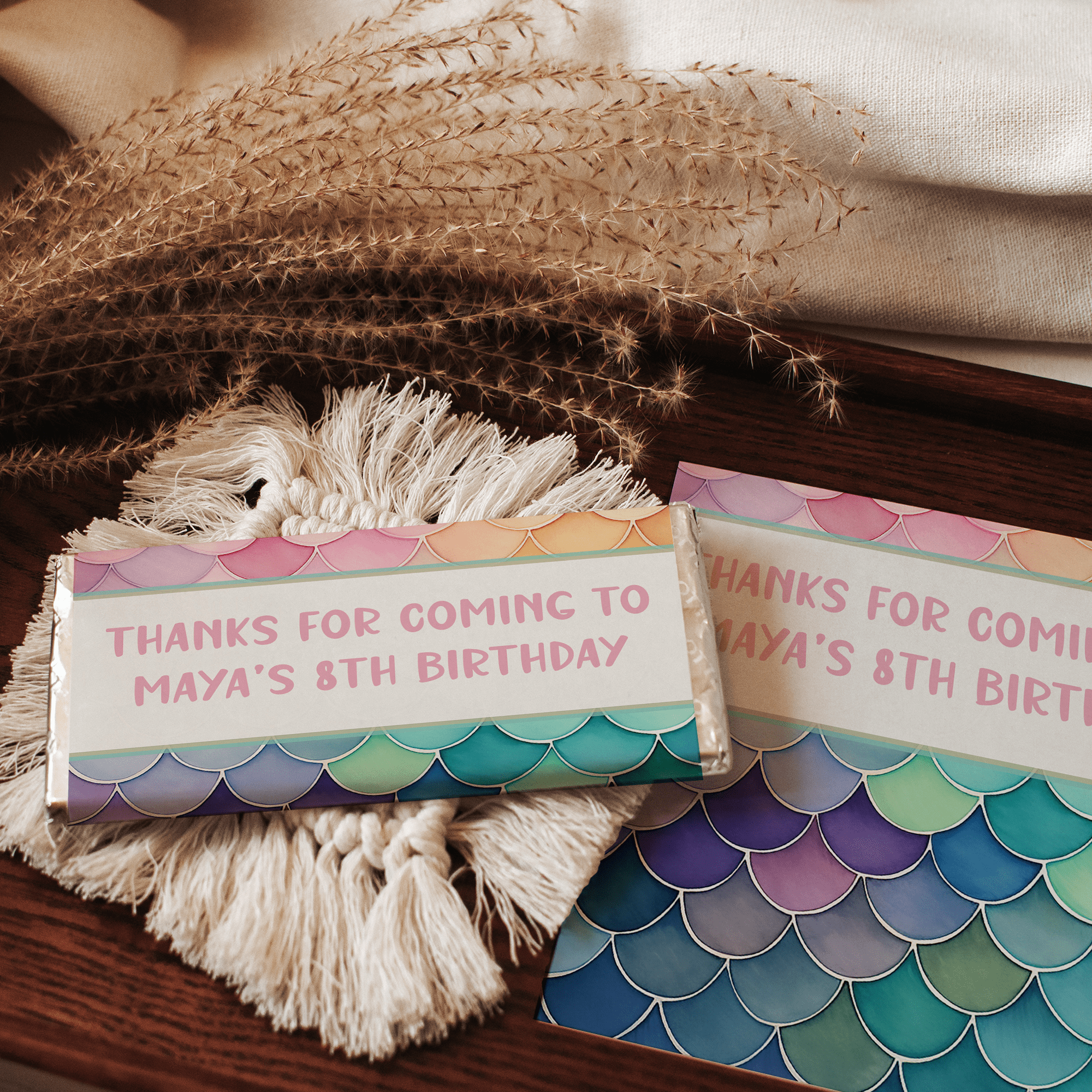 Mermaid Scales | Personalised Chocolate Bars