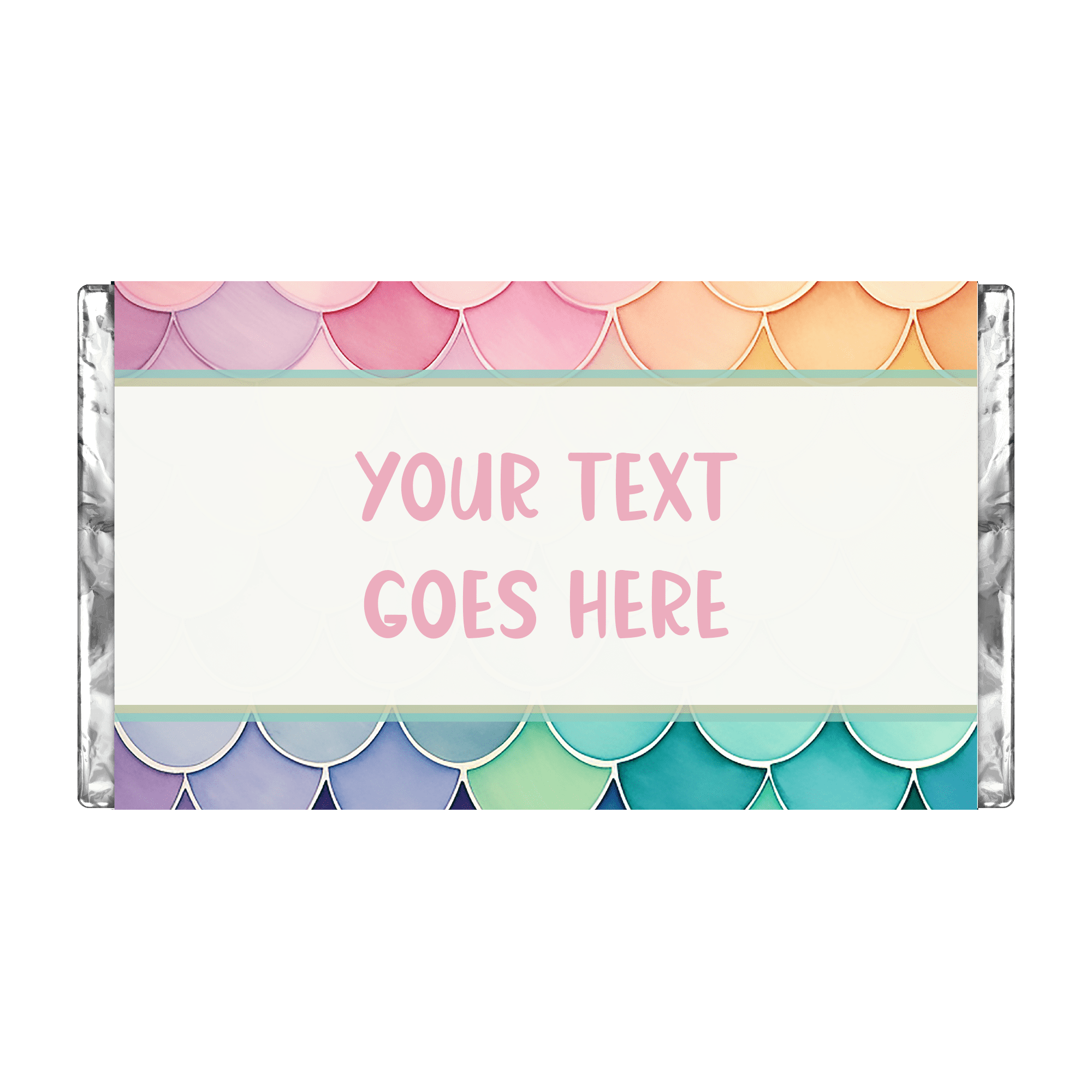 Mermaid Scales | Personalised Chocolate Bars