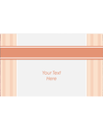 Orange Cross | Stripes | Personalised Chocolate Bars