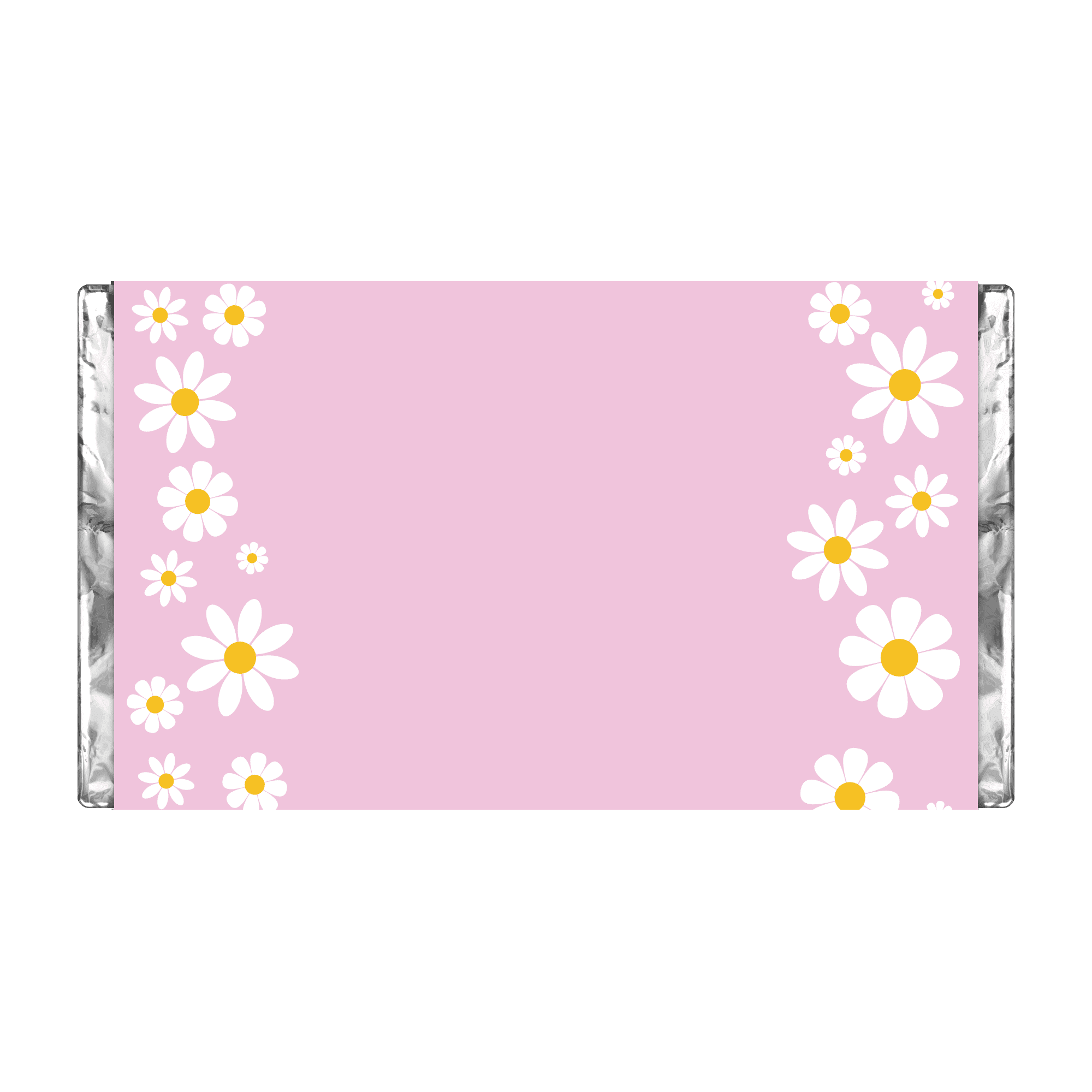 Pink Daisies | Personalised Chocolate Bars