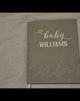 Personalised Baby Journal