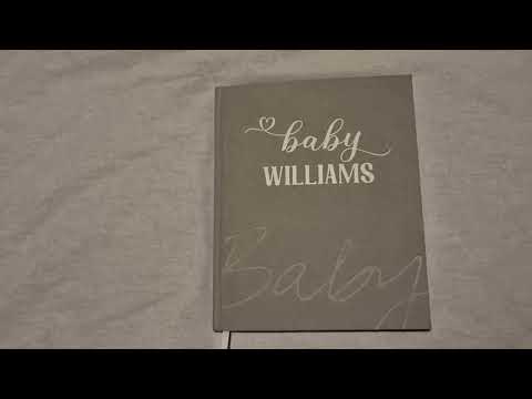 Personalised Baby Journal