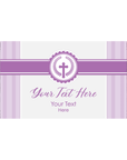 Purple Cross | Stripes | Personalised Chocolate Bars