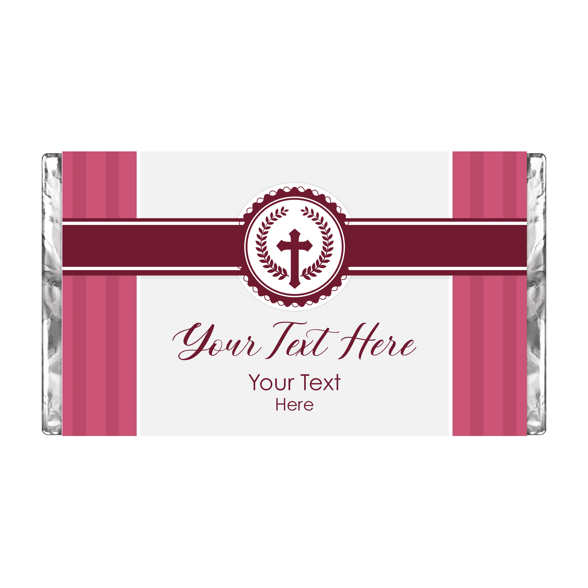 Red Cross | Stripes | Personalised Chocolate Bars