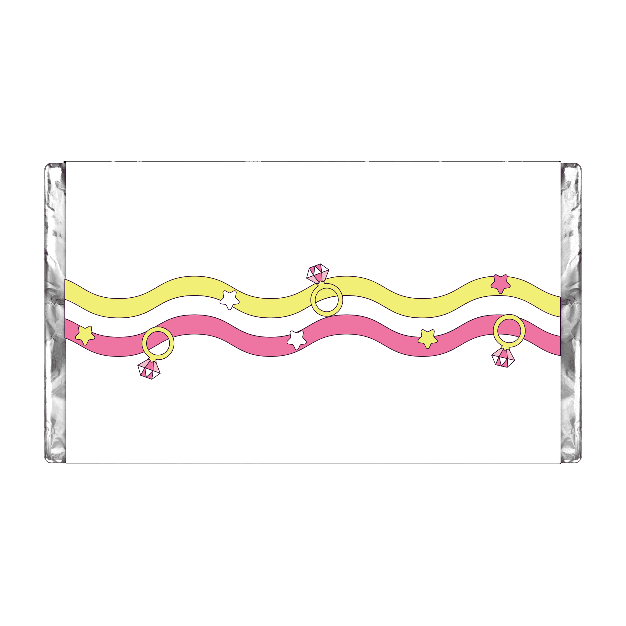 Retro Bling Cakes | Personalised Chocolate Bars