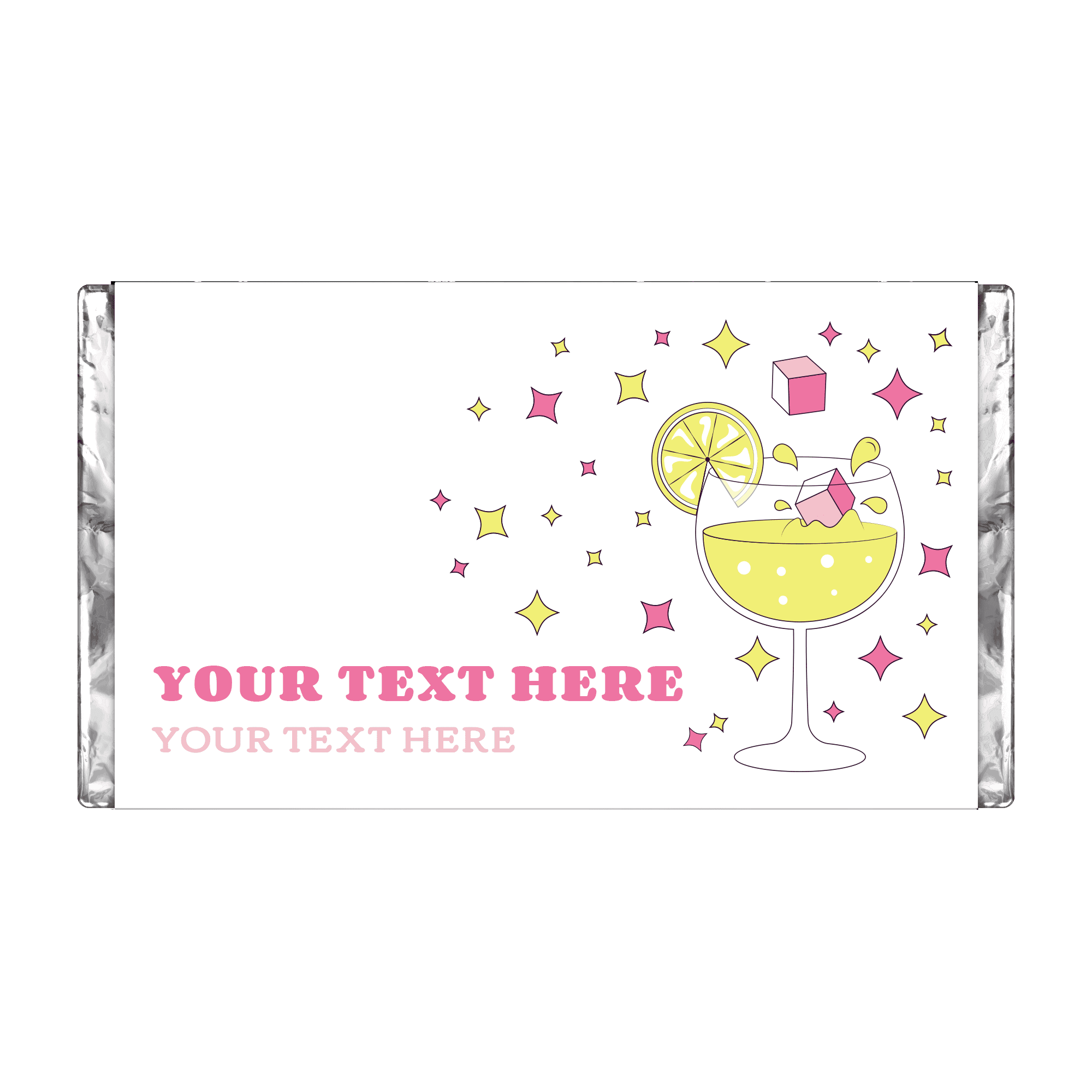 Retro Cocktail | Personalised Chocolate Bars