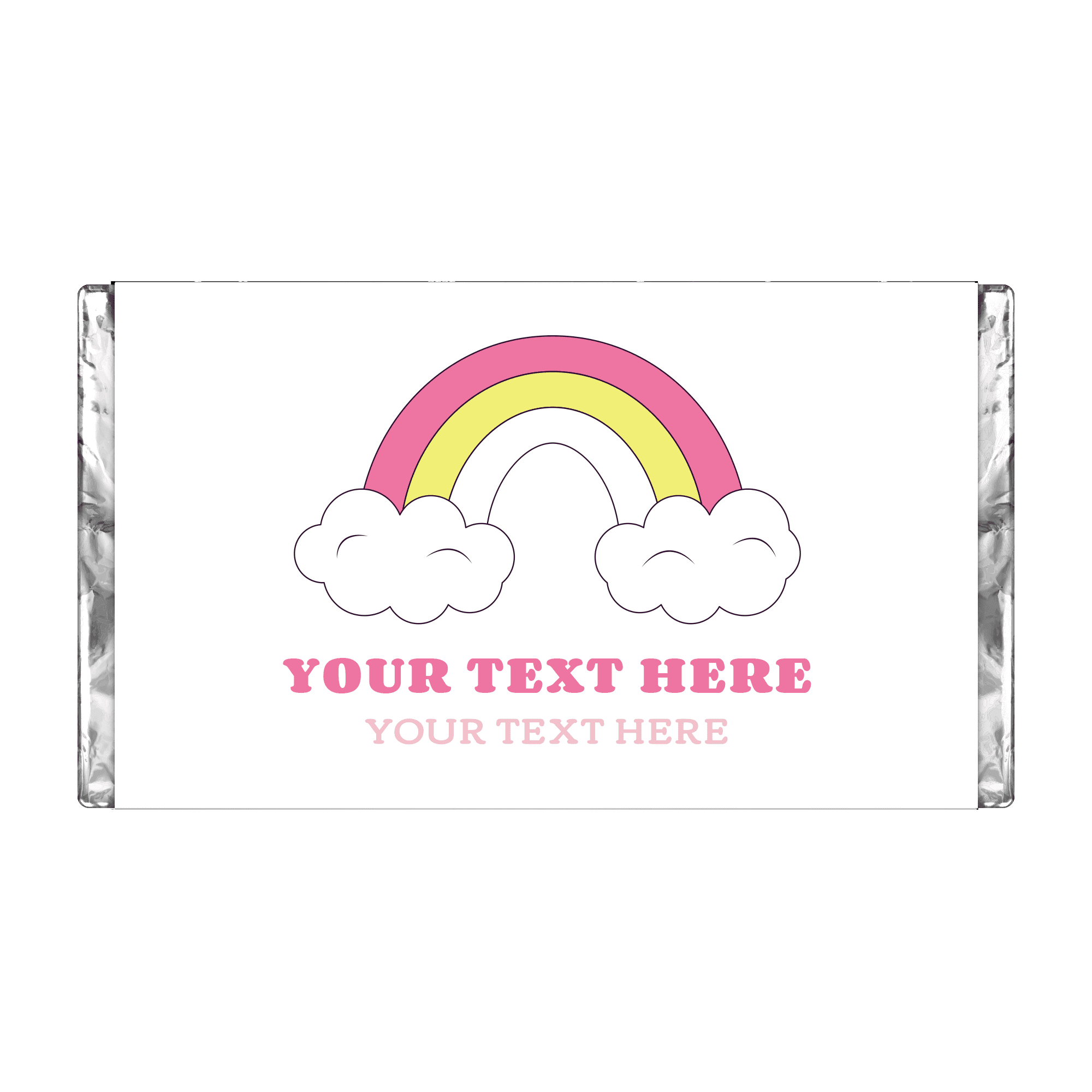 Retro Rainbow | Personalised Chocolate Bars