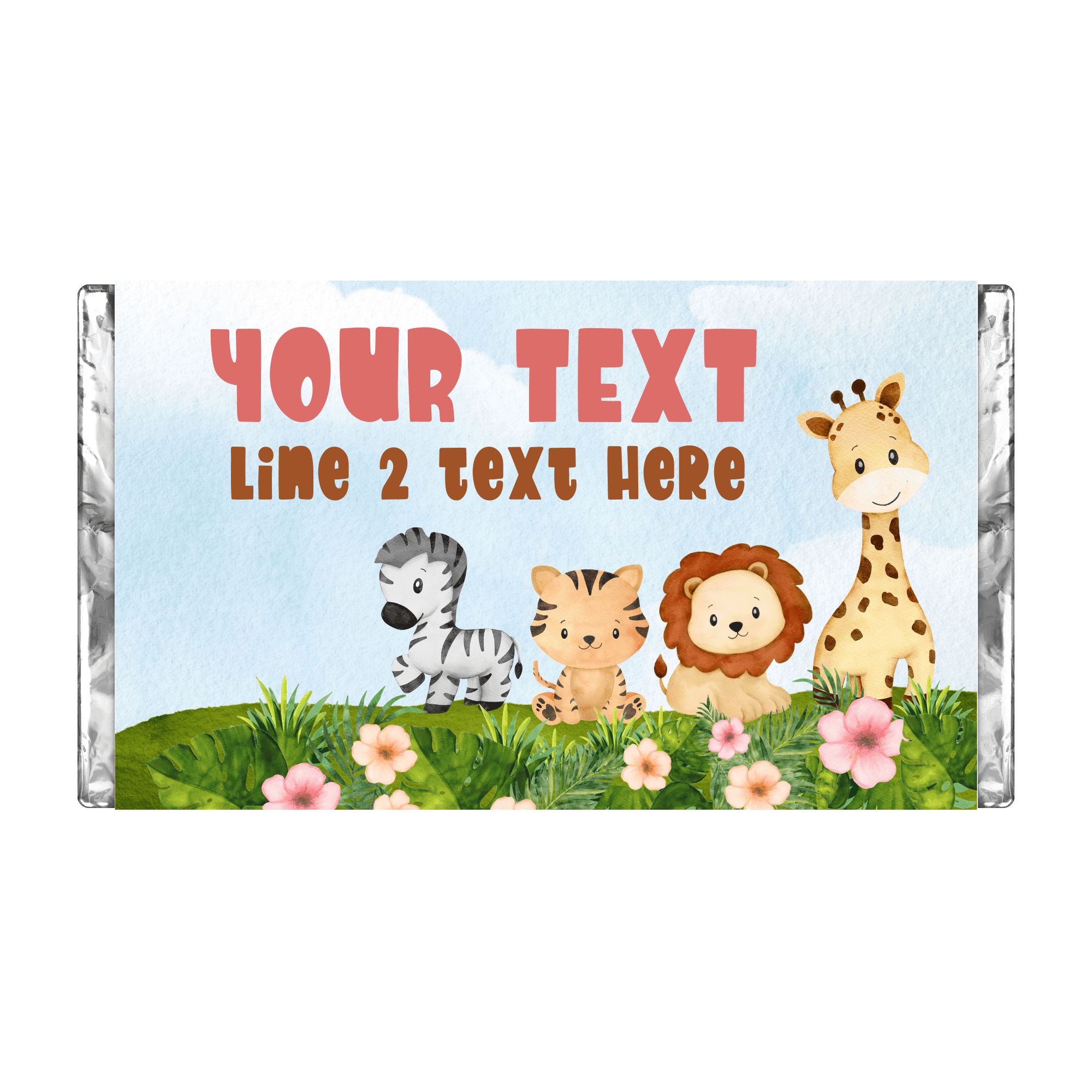 Safari | Personalised Chocolate Bars