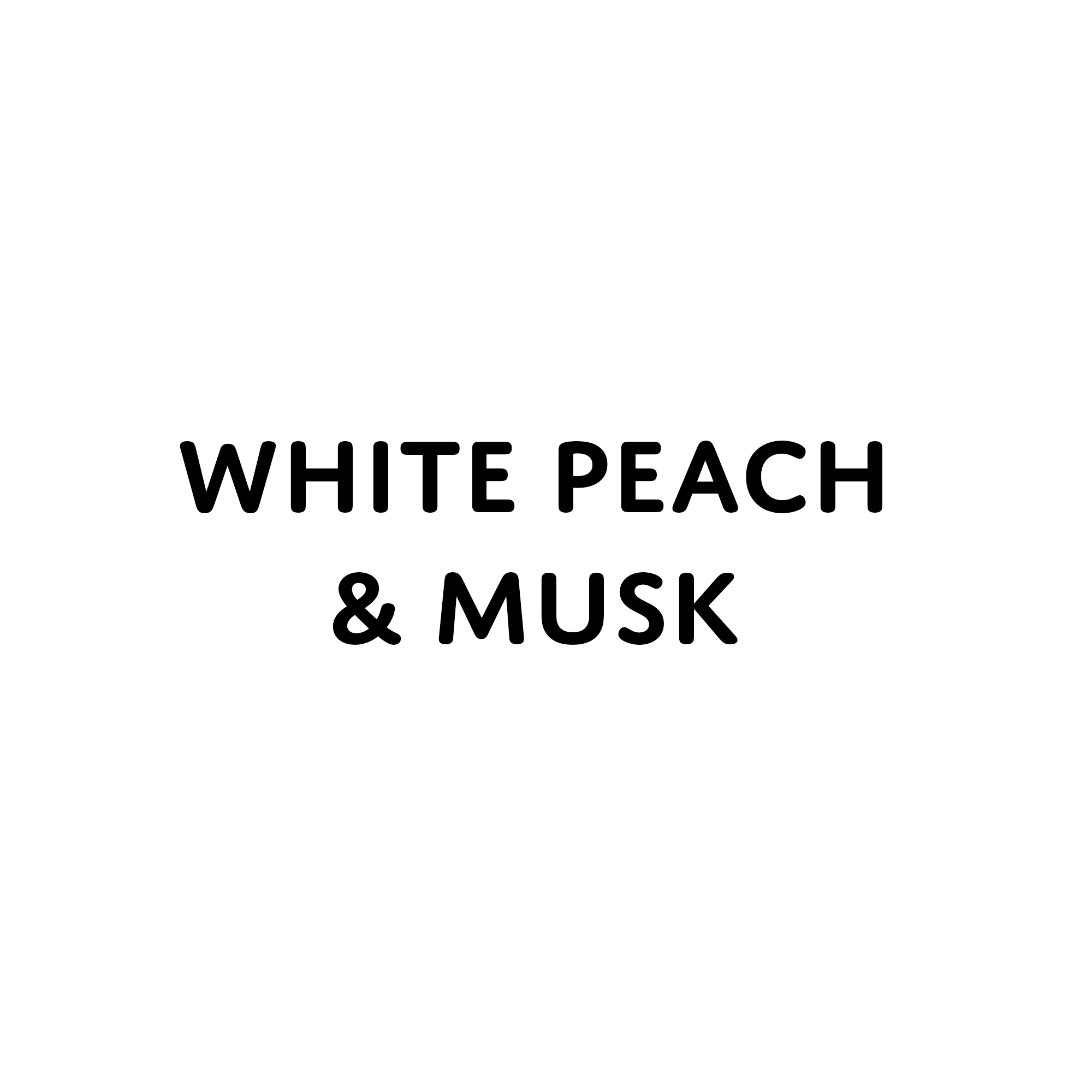 White Peach & Musk