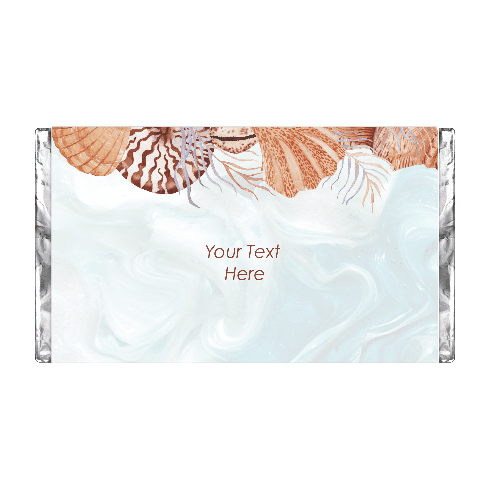 Seashells | Personalised Chocolate Bars