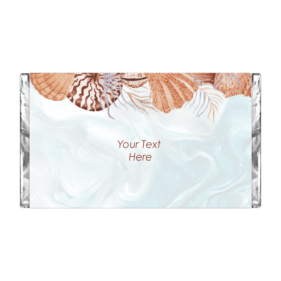 Seashells | Personalised Chocolate Bars