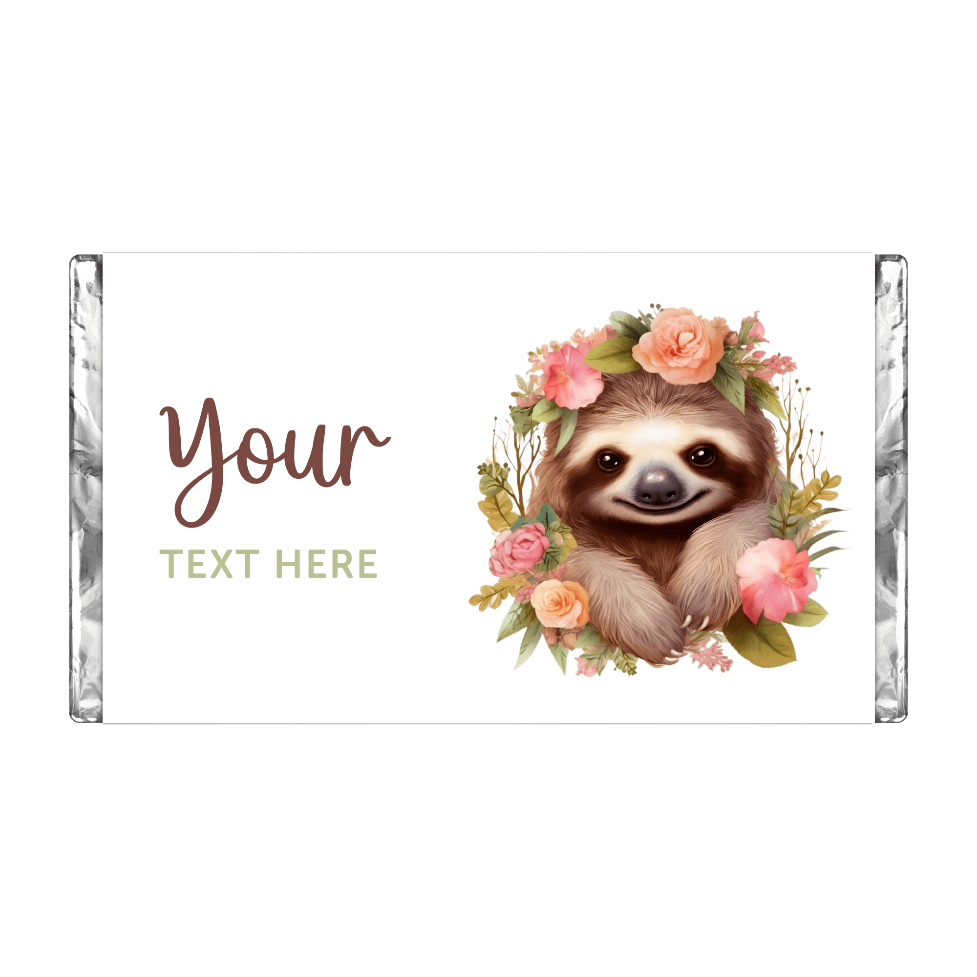 Sloth | Personalised Chocolate Bars
