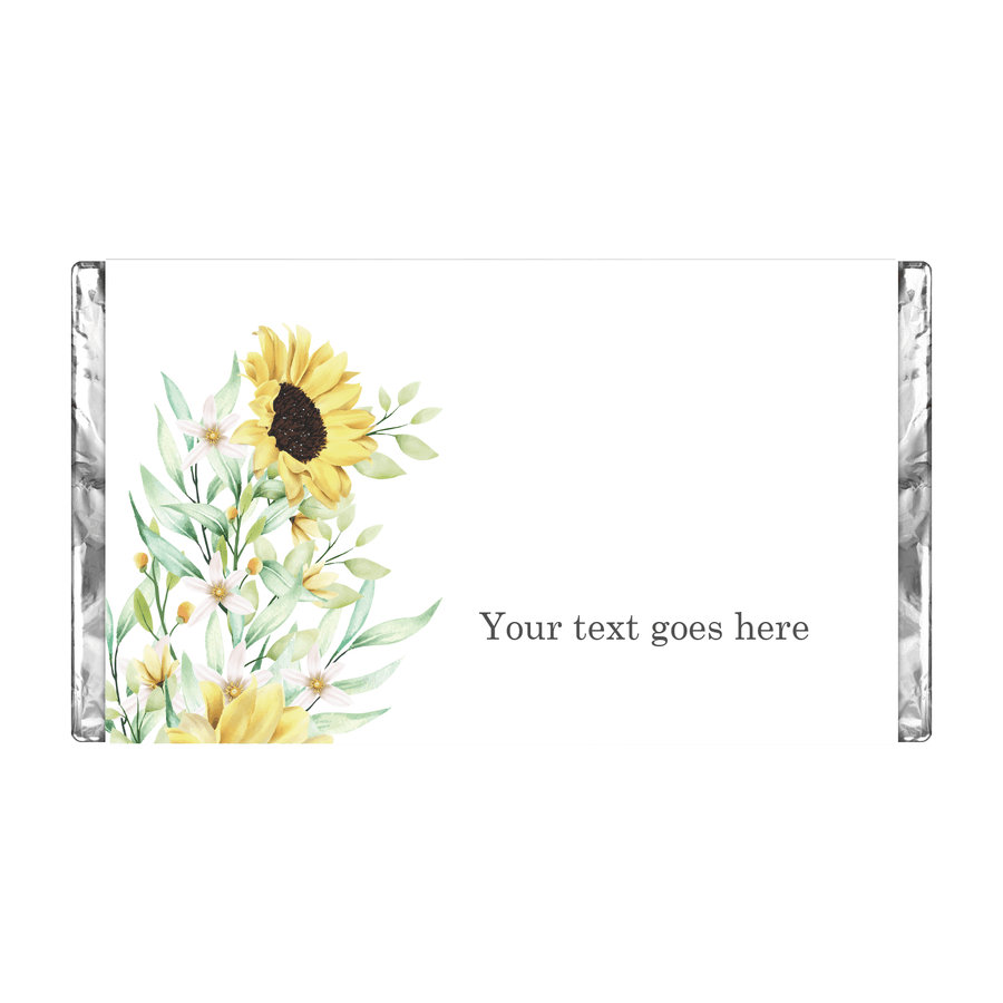 Sunflowers | Personalised Chocolate Bars