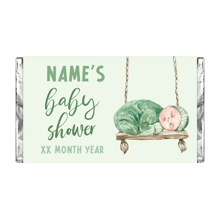 Sleeping Baby | Personalised Chocolate Bars