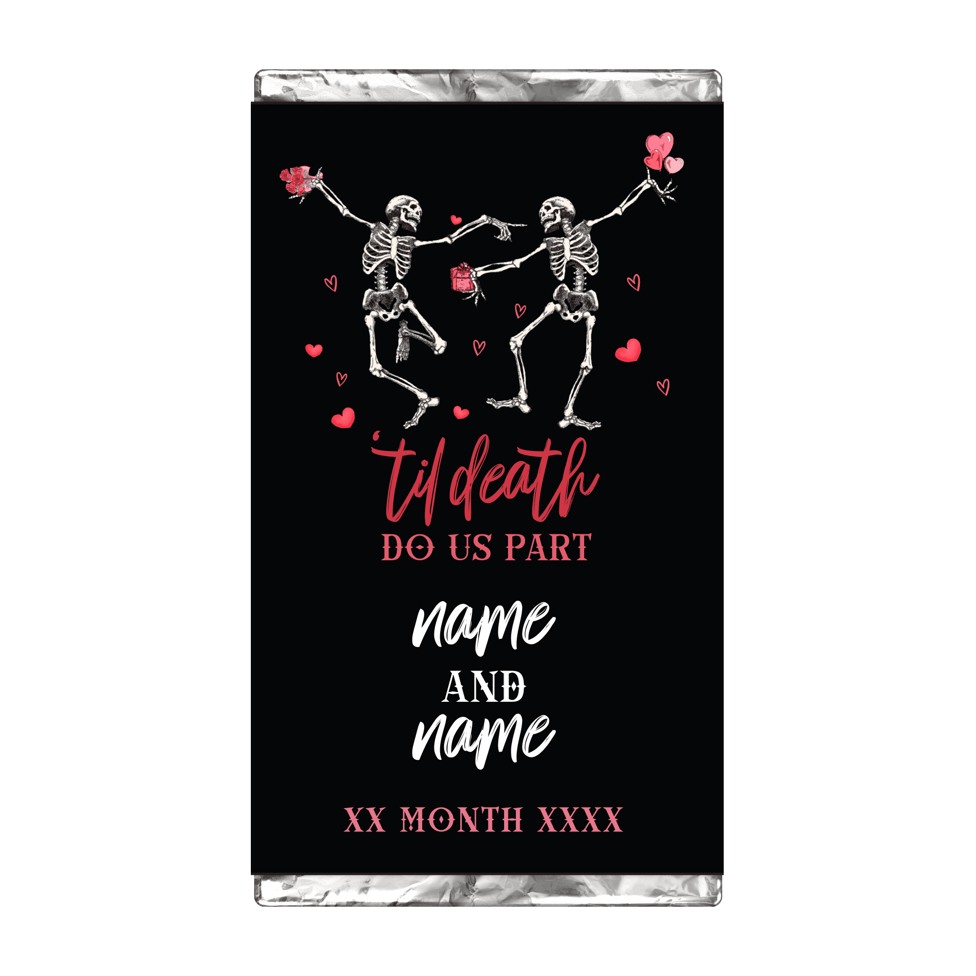 'Til Death | Personalised Chocolate Bars