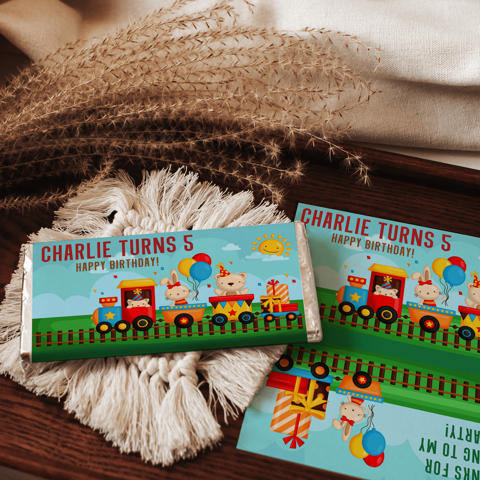 Trains | Personalised Chocolate Bars