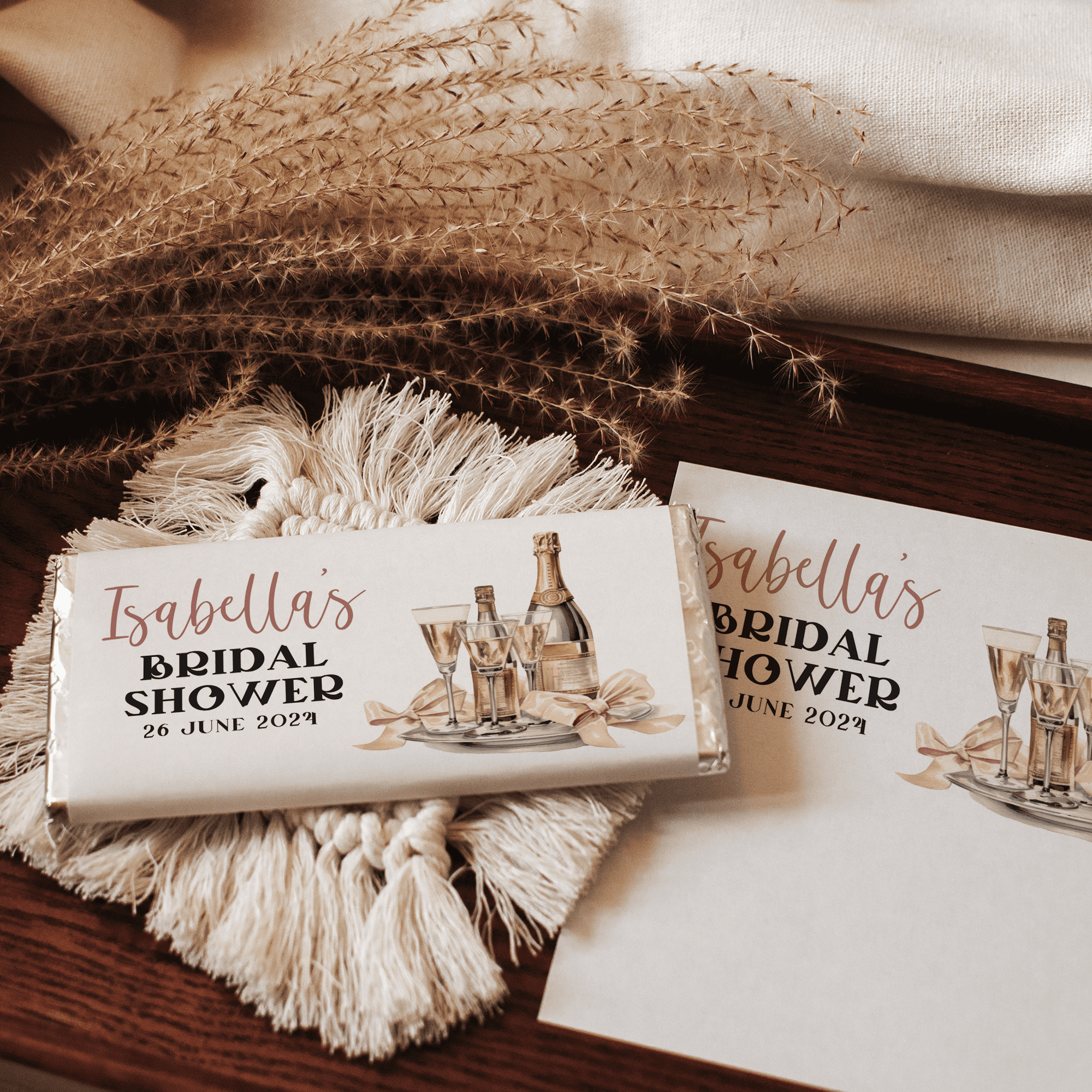 Watercolour Drinks | Personalised Chocolate Bars